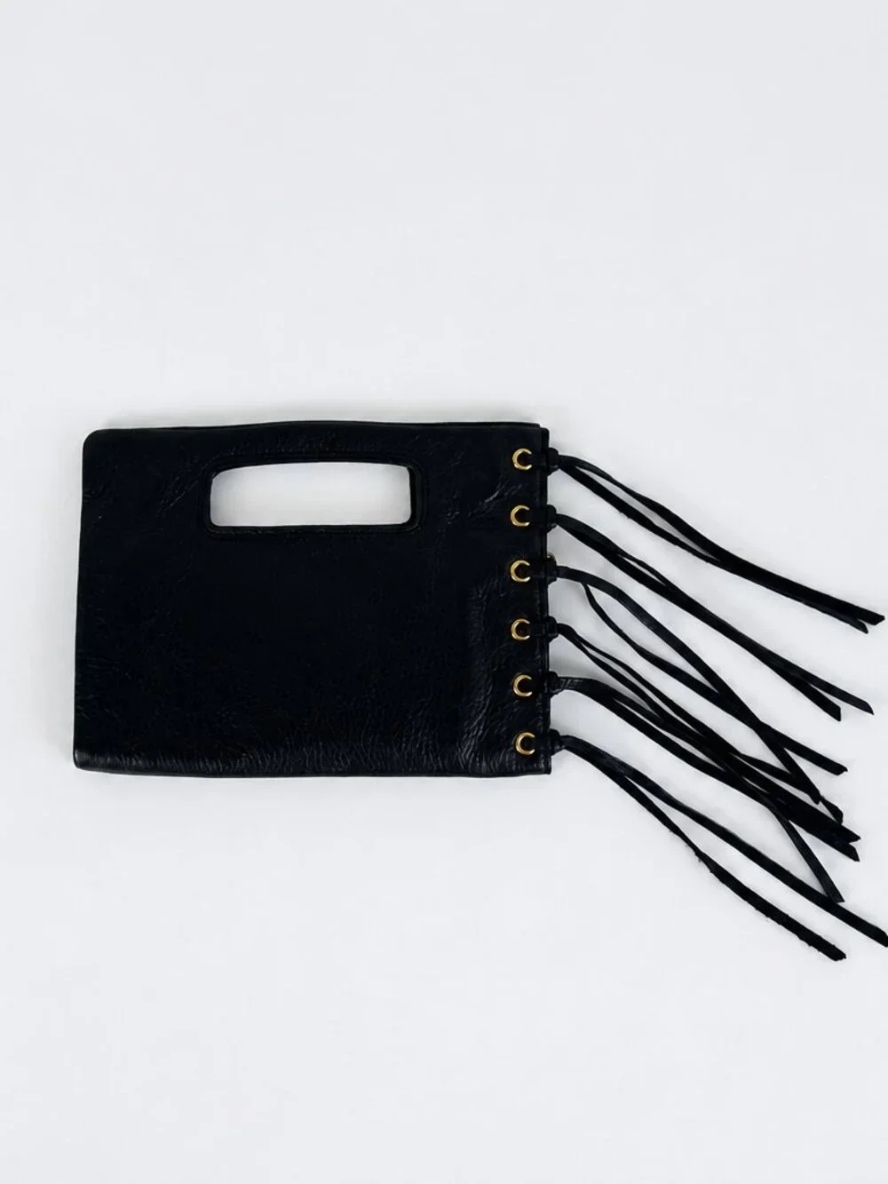 HOBO Black Leather Wallet Clutch NWT